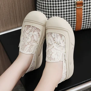 Made in China Women's Shoes Fashion Trend Summer Mesh Breathable One Pedal Casual Shoes