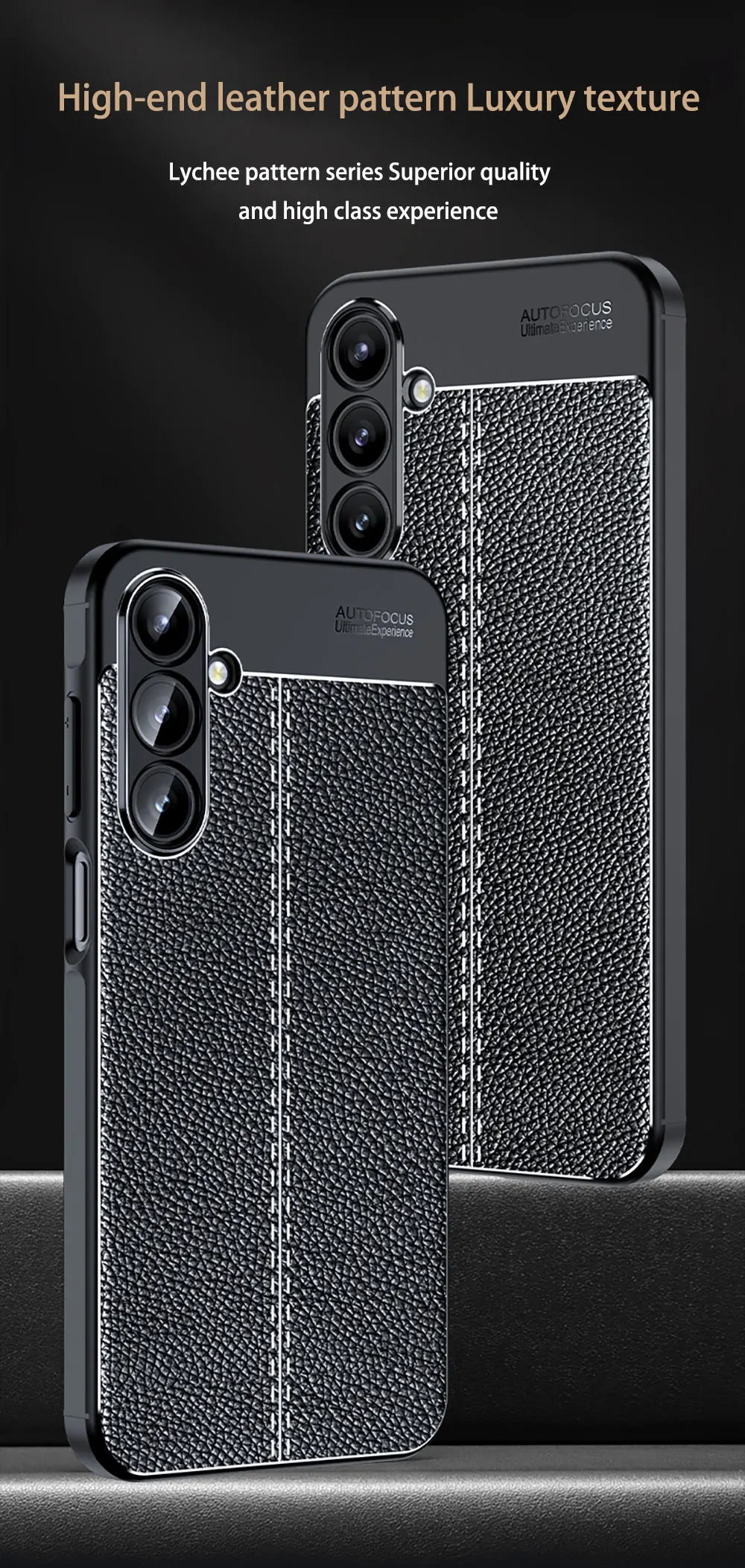 Laudtec Sjk863 Leather Grain Phone Case Simple Cover Thin Shell Skin Friendly Anti-Fingerprint Anti Scratch For Samsung A16 manufacture