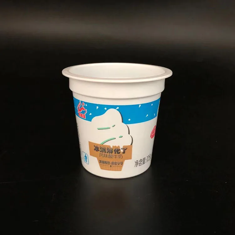 Customized 125g Plastic Yogurt Cups Jelly Pp Cup Disposable Pot De