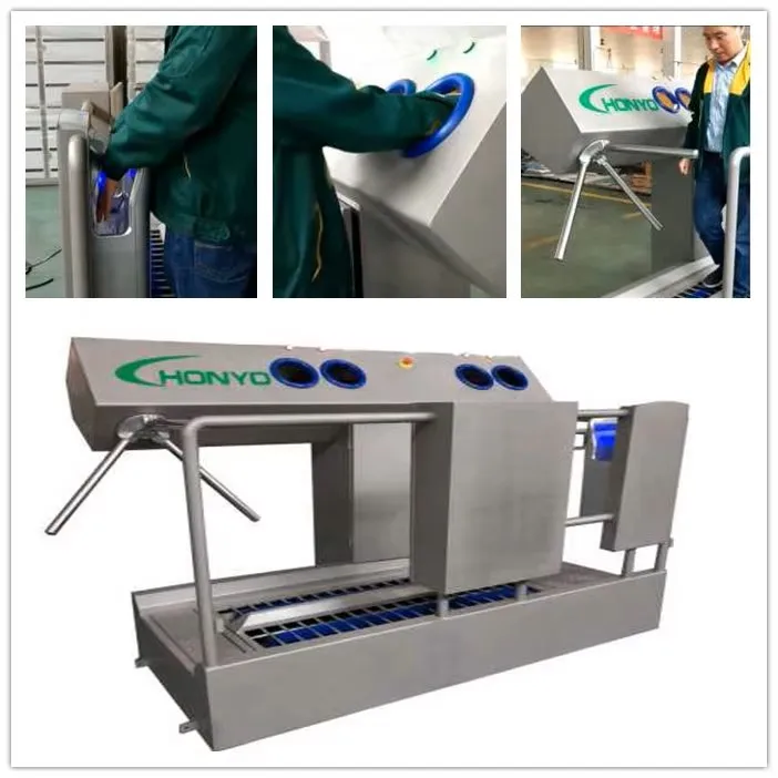New automatic stainless steel shoe washing and drying machine for food factory