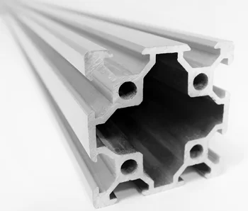 EX-factory Smooth T-slotted Aluminum Extrusion T slot 80 20 Aluminium Profiles