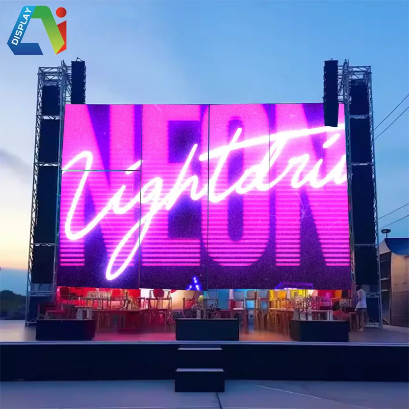 저전력 P3.91 P2.9 대여 영화 LED 스크린 크리스마스 쇼 댄스 파티 LED 디스플레이 이벤트 배경 교회 LED 비디오 월
