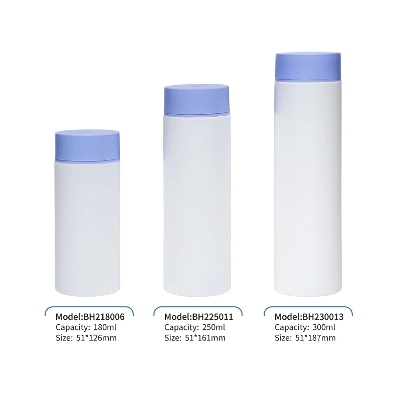 180ml 250ml 300ml HDPE Plastic Emulsion Emulsion Liquid Pump Bottle Shampoo Packaging