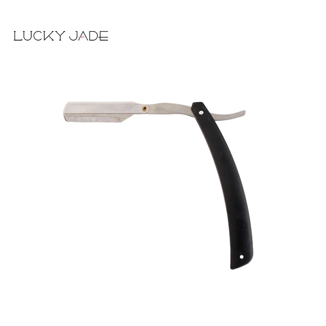 Plastic Handle Single Blade Foldable Salon Hair Shaving Razor Blades for Men