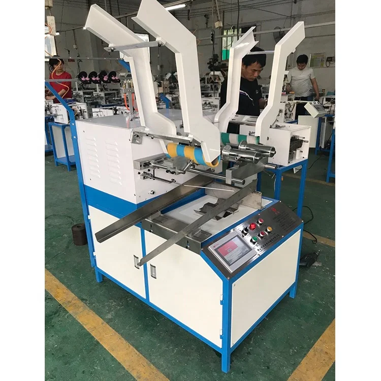 Automatic High Speed  Paper Bobbin Tape Thread Splitting Rewinder Textile Lace Ribbon Loom Pulling Yarn Winding Winder Machine