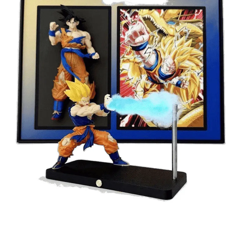 アニメDragoned Ball Goku Saiyan LEDフィギュア小型磁気誘導タッチ