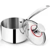 Juego de utensilios de cocina de acero de tres capas
