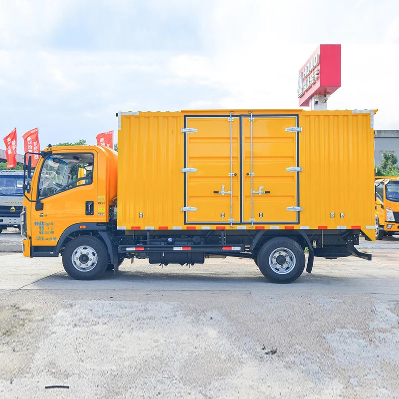 Sinotruck Howo Used 4x2 Cargo Van - Mini Box Truck for Urban Delivery 6