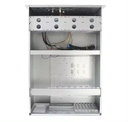 4U Industrial ATX Server Case Dual PSU Temp Screen Fan Rack Mount Stock Available-Dual PSU Temp Screen Fan Industrial Computer