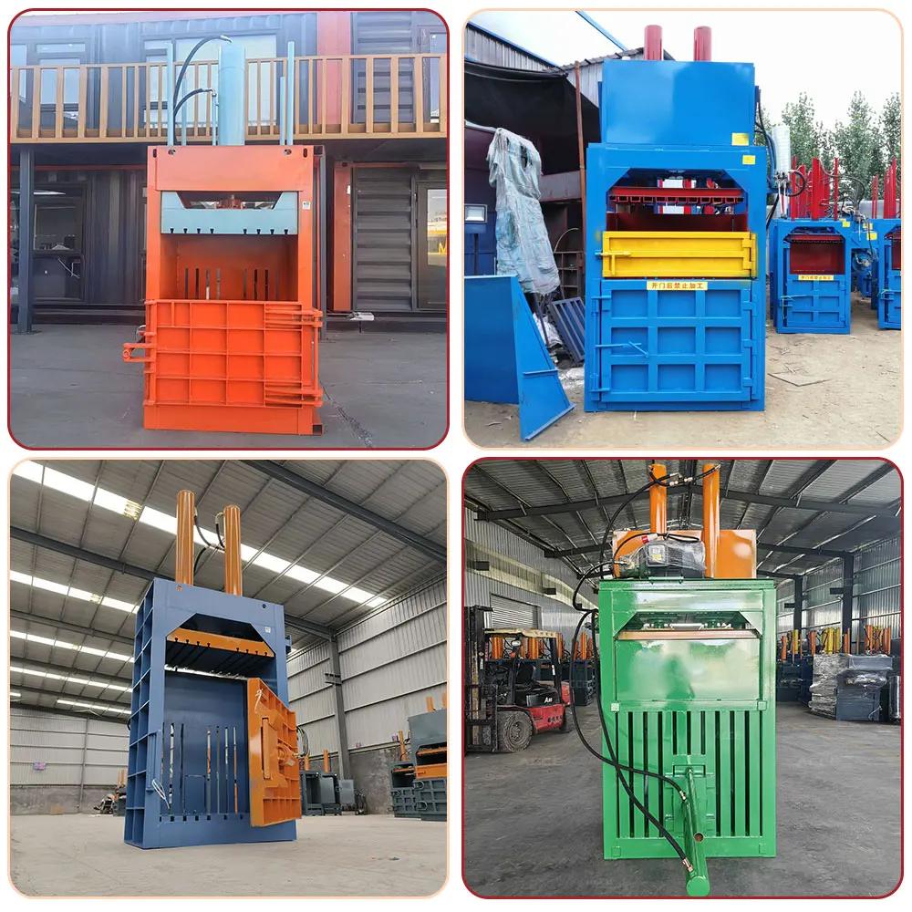 High Quality Metal Scrap Baler Waste Cardboard Press Automatic Baler Compactor Machine for Sale