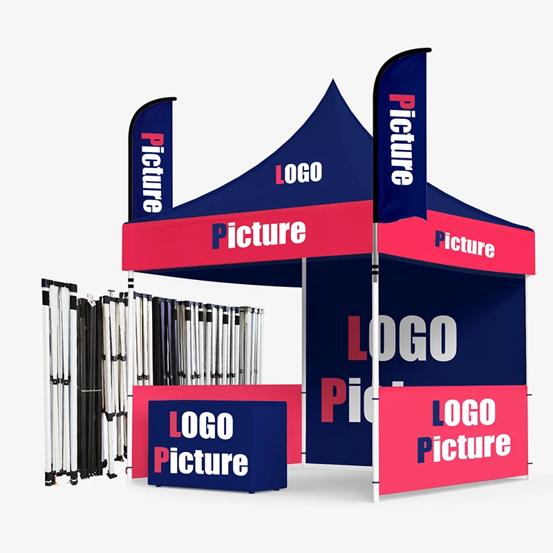 Custom printed canopy Aluminum Exhibition tents advertising oxford fabric carpa plegable 3x3 outdoor canopy tent