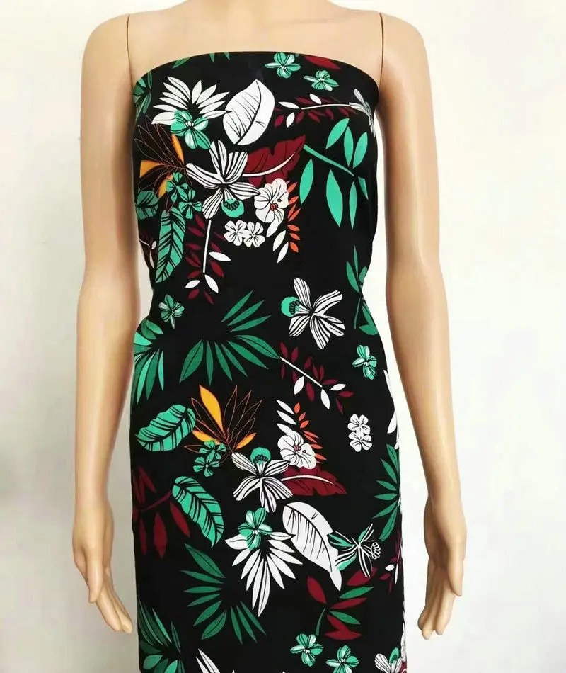 Высококачественная дышащая плетеная лавалава с цифровым принтом, 100% вискоза, вискозная ткань для одежды