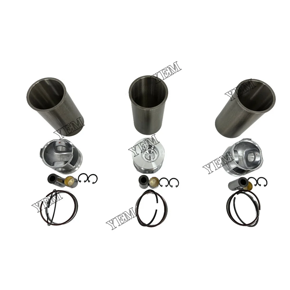 Cylinder Liner Kit Fit for Yanmar 3T75HA Engine 3