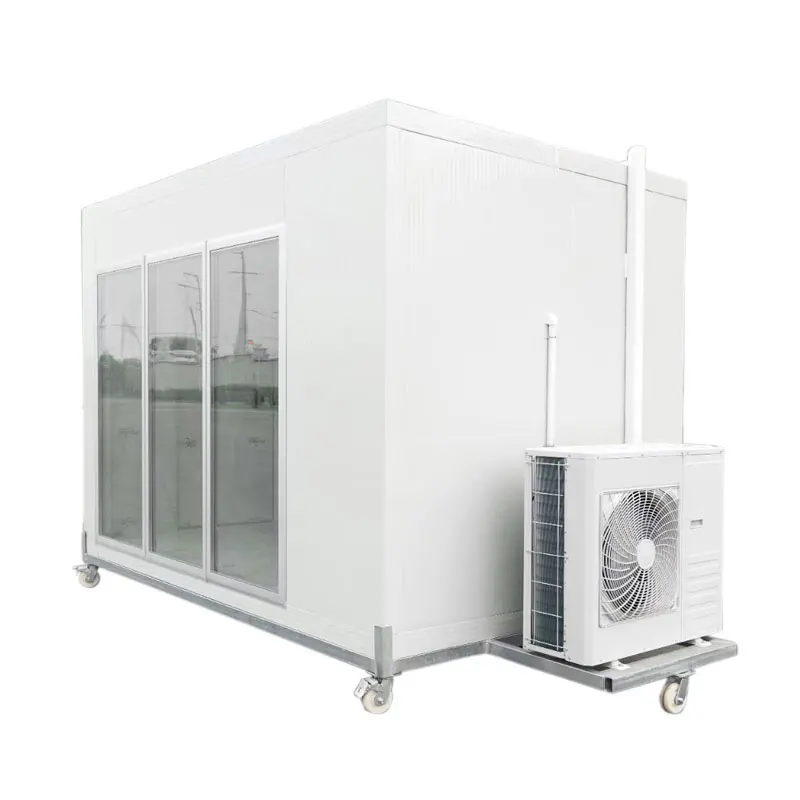 Detachable PU Polyurethane Sandwich Refrigeration Unit Cold Storage Compressor Condenser Freezing Beef Meat Farm Retail Copeland