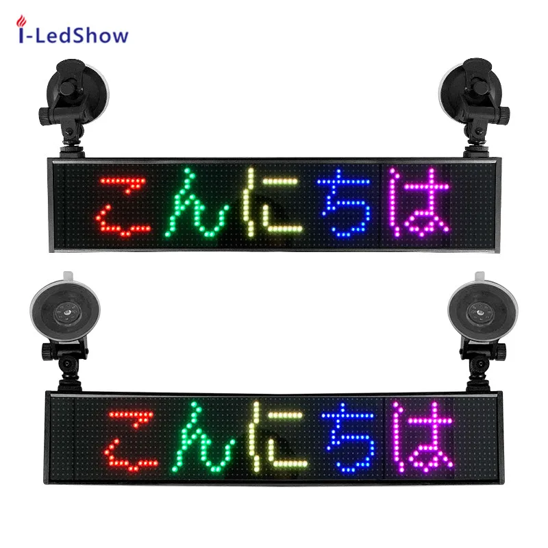 P5 Programmable RGB Colour LED Display Moving Text Screen Desktop Matrix Module Ultra Thin Led Scrolling Message Mini Display
