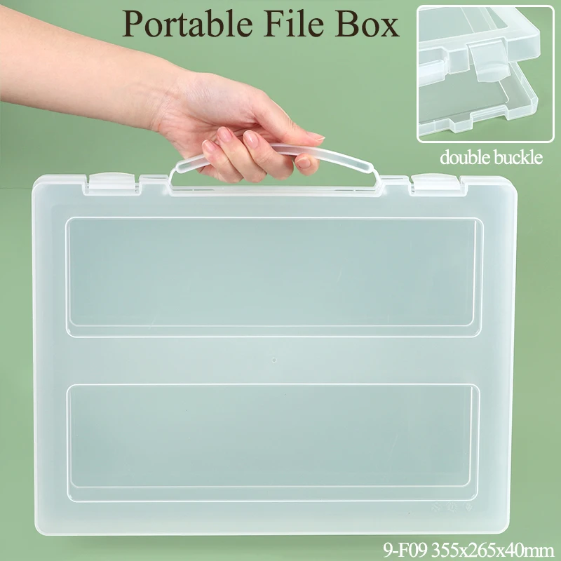 SUNSHING Plastic Storage Clipboard A4 A3 Color File Folder Document Box Filing Organizer Products Magazines Folders Files Holder