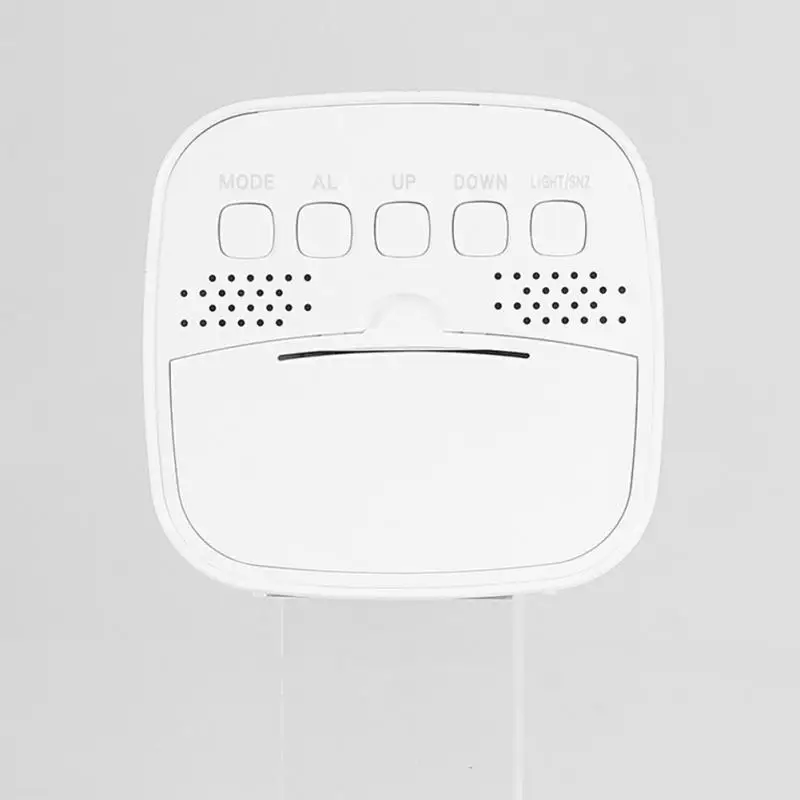 Durable in Use Multifunctional Mini Digital Smart Office Table Desk Alarm Clock With Temperature and Humidity