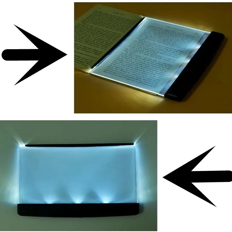 Reading Night Light Wedge Desk Lamp For Travel Bedroom Book Night Light