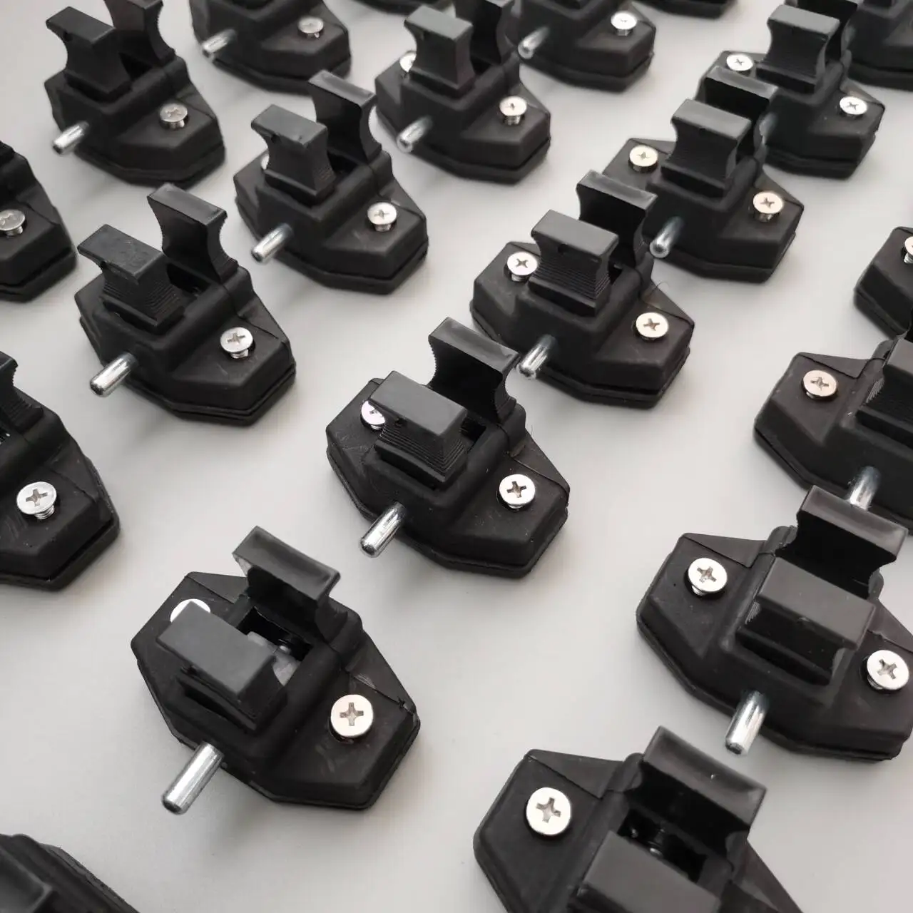 Plastic Bus Window Lock Set Sliding Glass Window Latch with Base