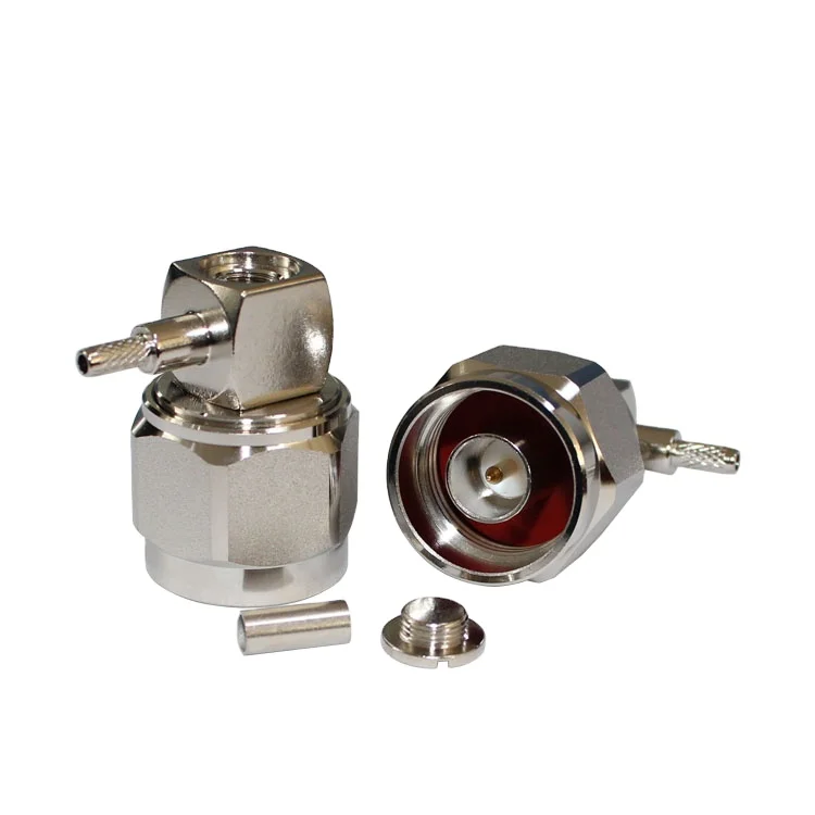Manufacturer Supplied N-C-JW1.5 Coaxial Connector N Male Angle Connector Crimp RG316 RG174 Cable