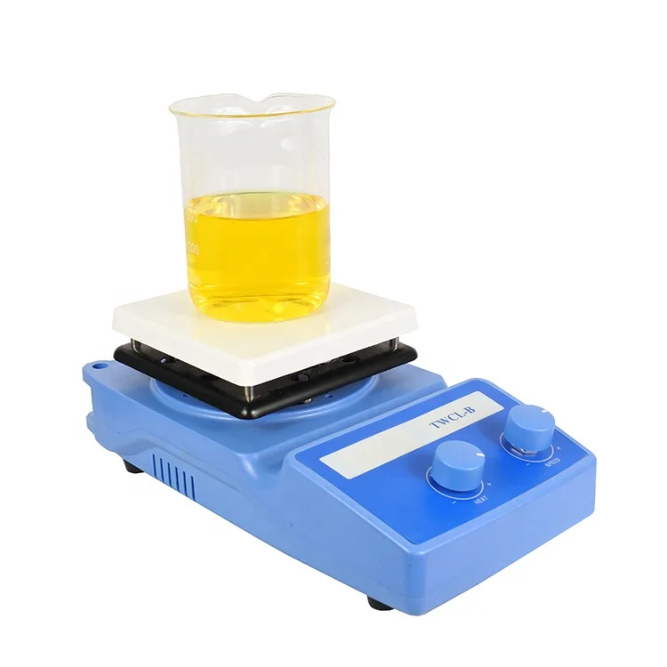 Лабораторная магнитная мешалка с нагревательной пластиной 100-1800 об/мин