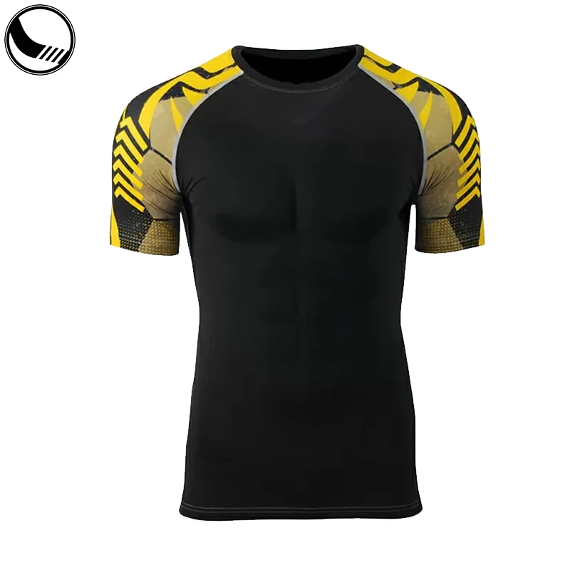 BETHERIVAL Customizable Half Sleeve Mens Compression Shirts