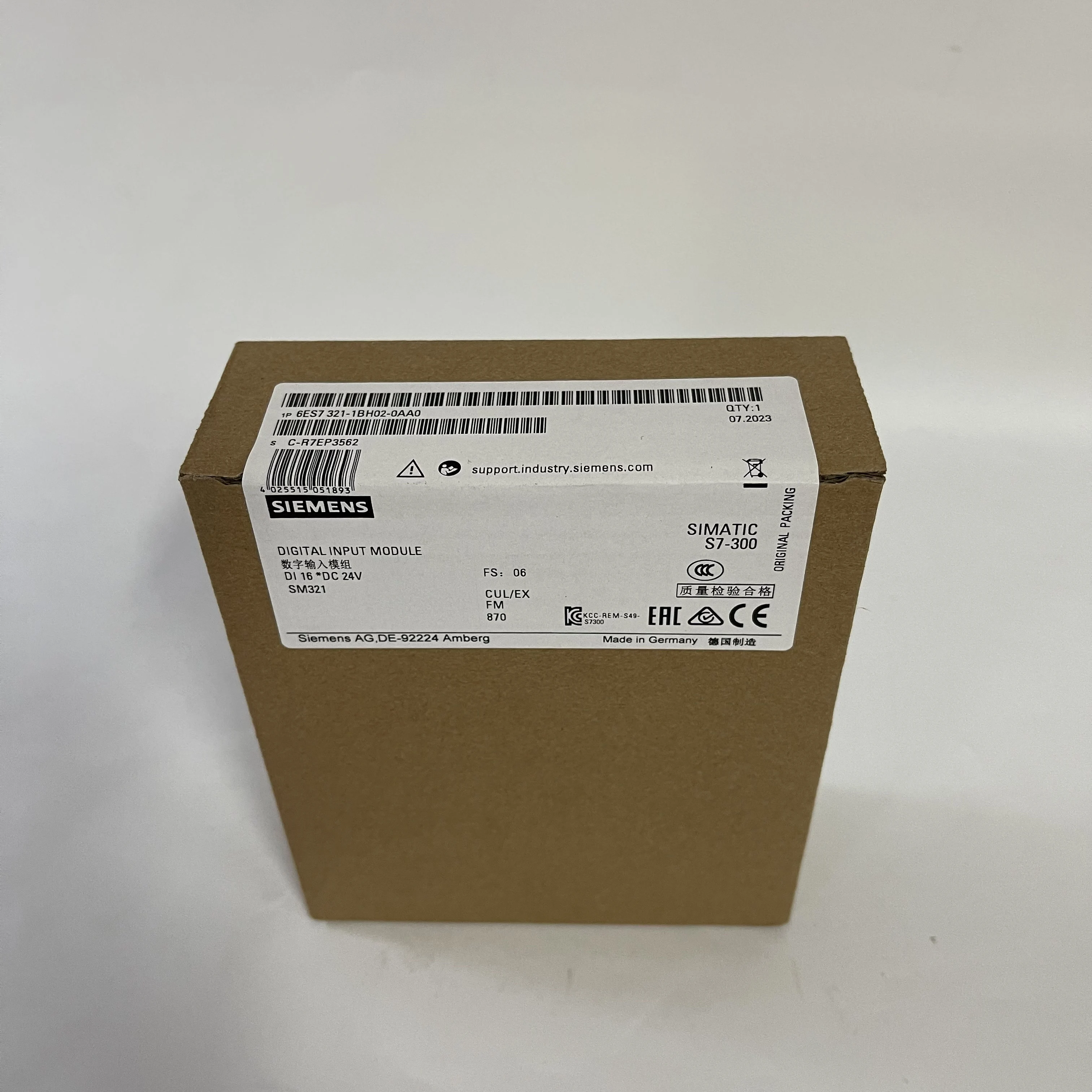 Siemens Digital Input Module 6ES7321-1BH02-0AA0 Siemens Digital Input Module 6ES7321-1BH02-0AA0