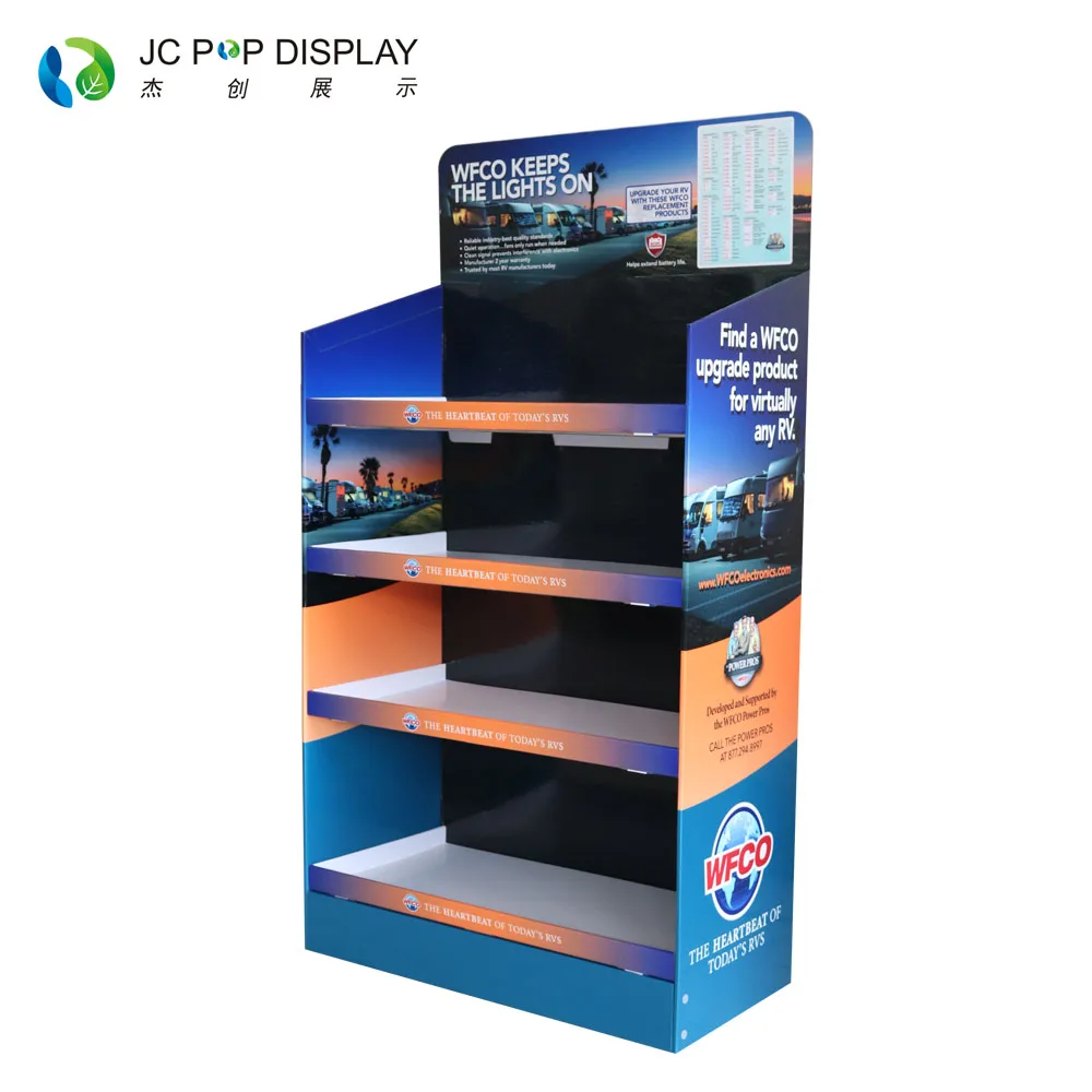 Custom Product Display Racks - Foldable & Recyclable