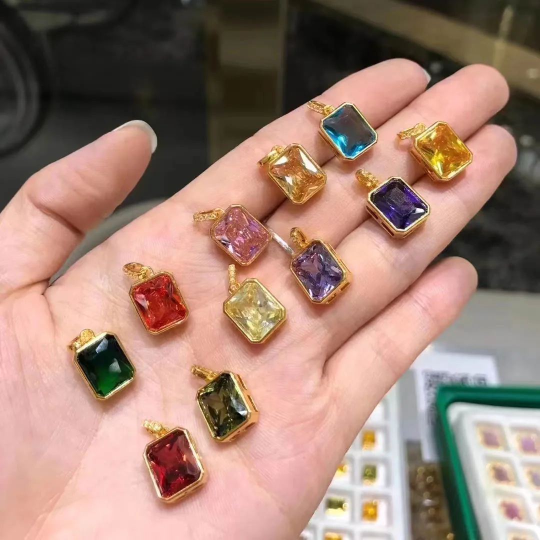 Luxury Fashion Au750 Pure Real 18k Gold Pendants Necklace Women Ladies