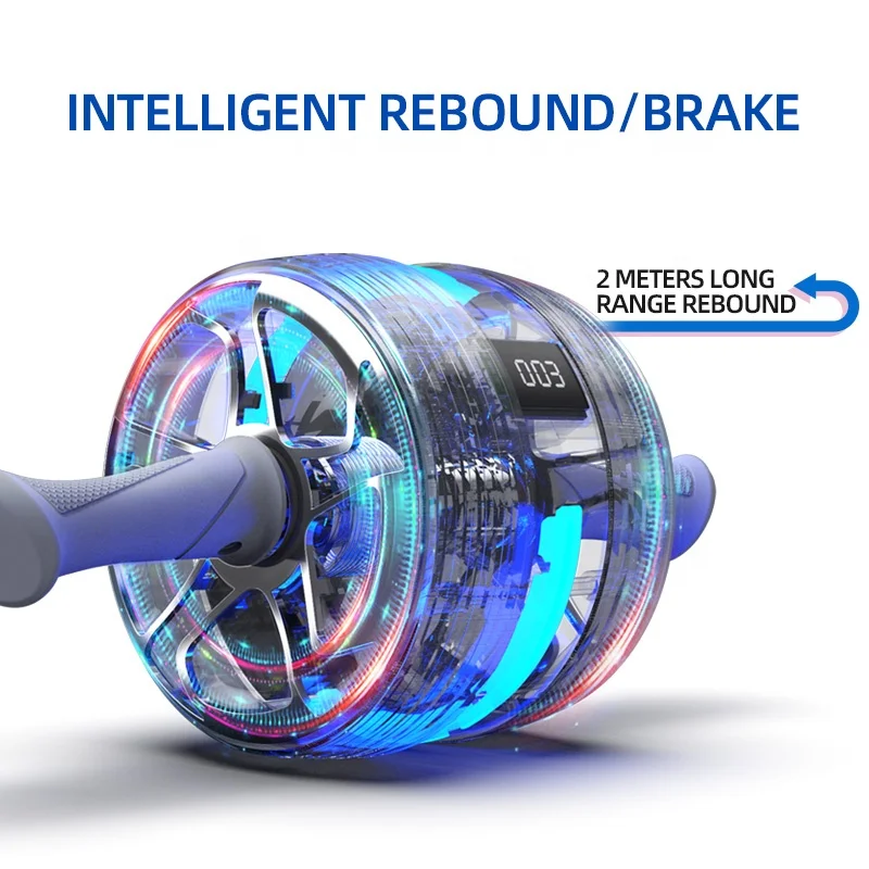 Новинка, Лидер продаж, автоматический пружинный ролик ab, бесшумный, высокого качества с цифровым счетчиком