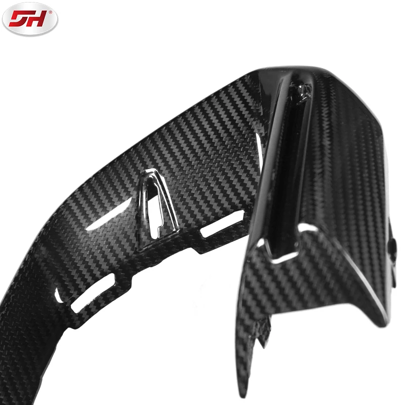 2pc For Porsche Panamera 971 SD/GTS Dry Carbon Fiber Replacement Style Double Led Daylight Frame Decorative Strip
