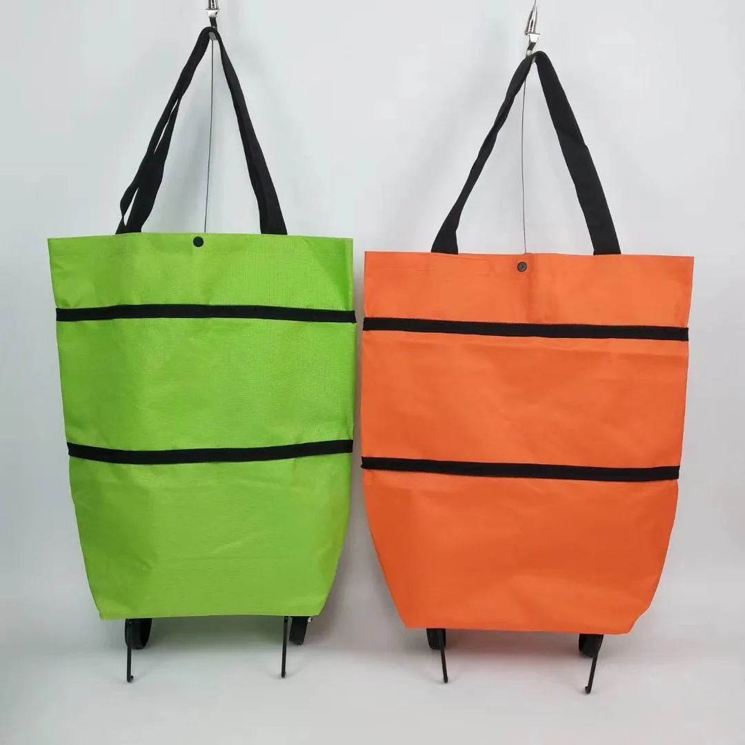 Большая Тележка для покупок, складная сумка на колесиках для багажа, Портативная Сумка-шкив для супермаркета, вместительные сумки для овощей