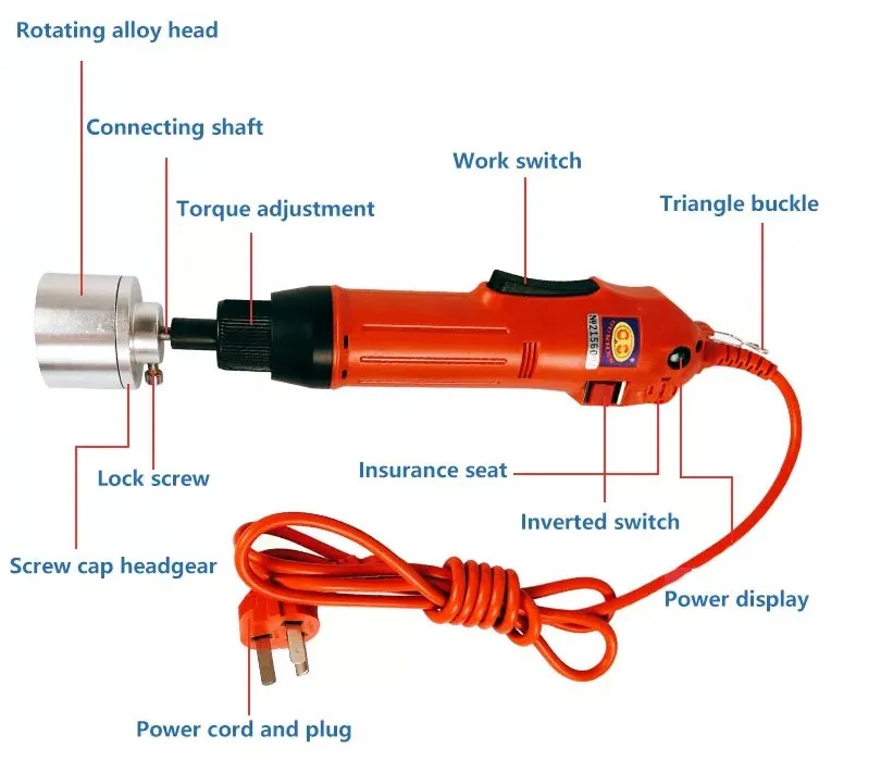 Manual Screw Bottle Cap Sealing Machine Handheld Cap Screwing Capping Machine