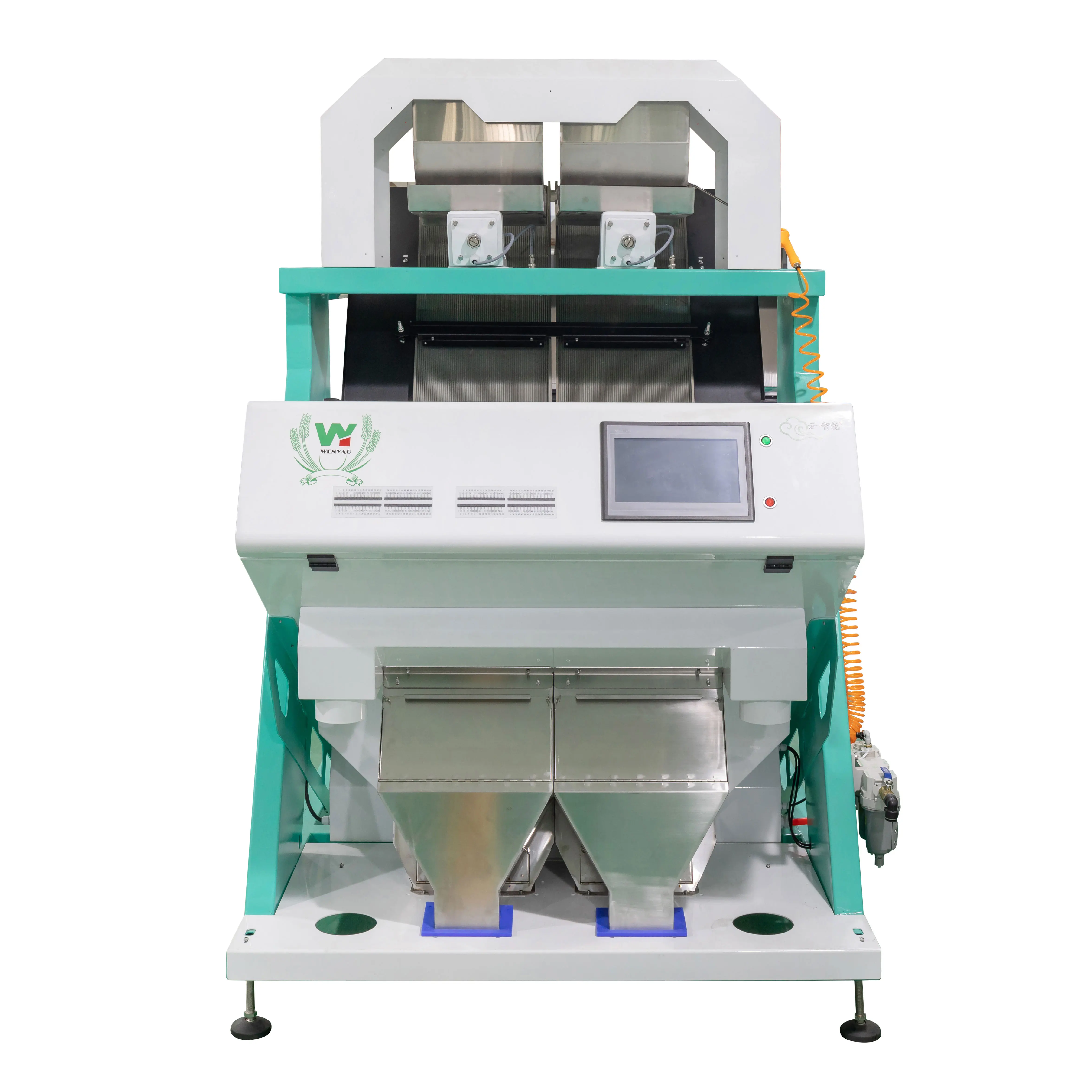 Nut Processing Equipment Color Sorter With CCD Camera LED Light