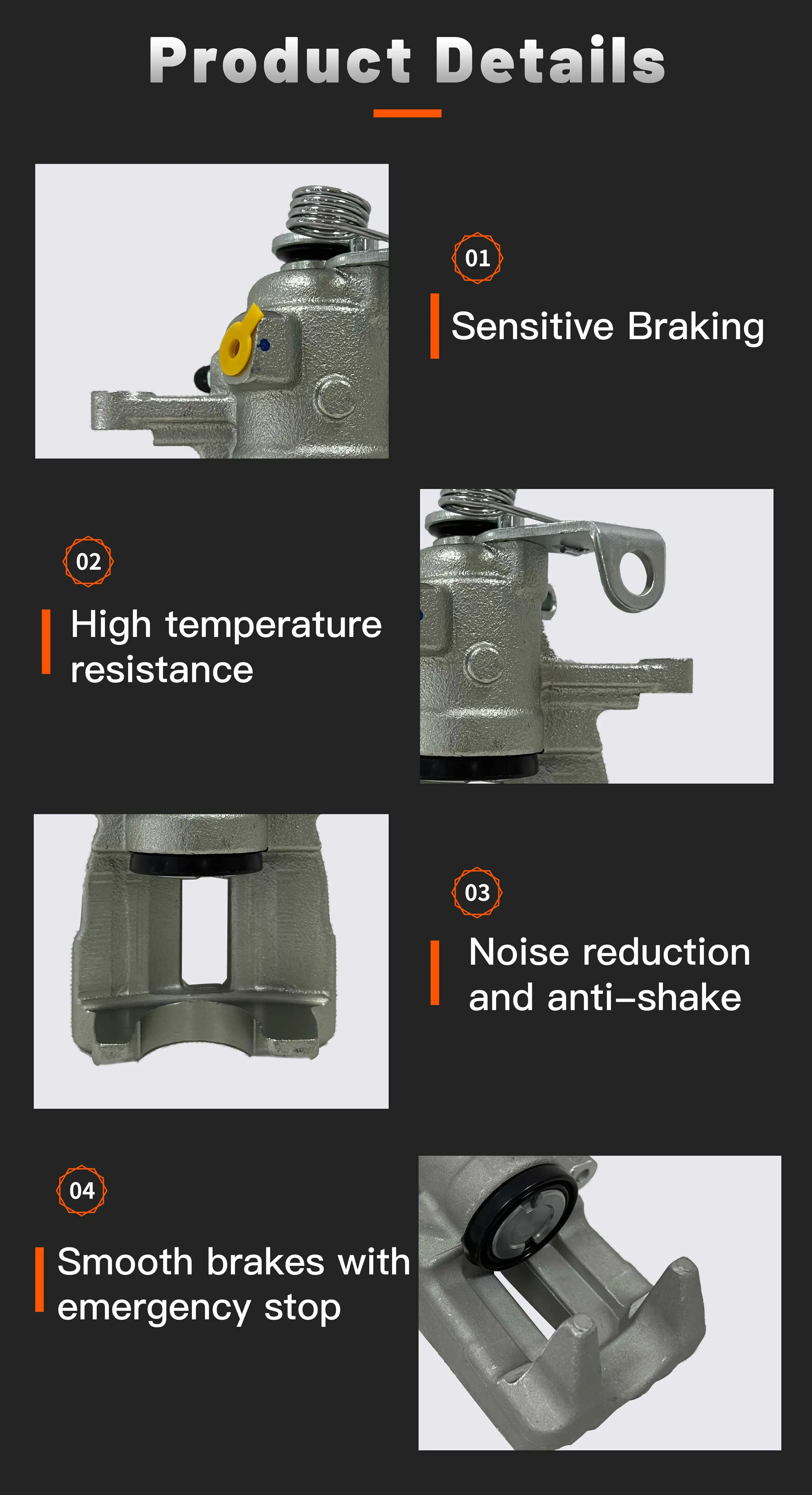 Frontech 6 Pot Brake Calipers For Mercedes Benz Oem Cla Class Brakes