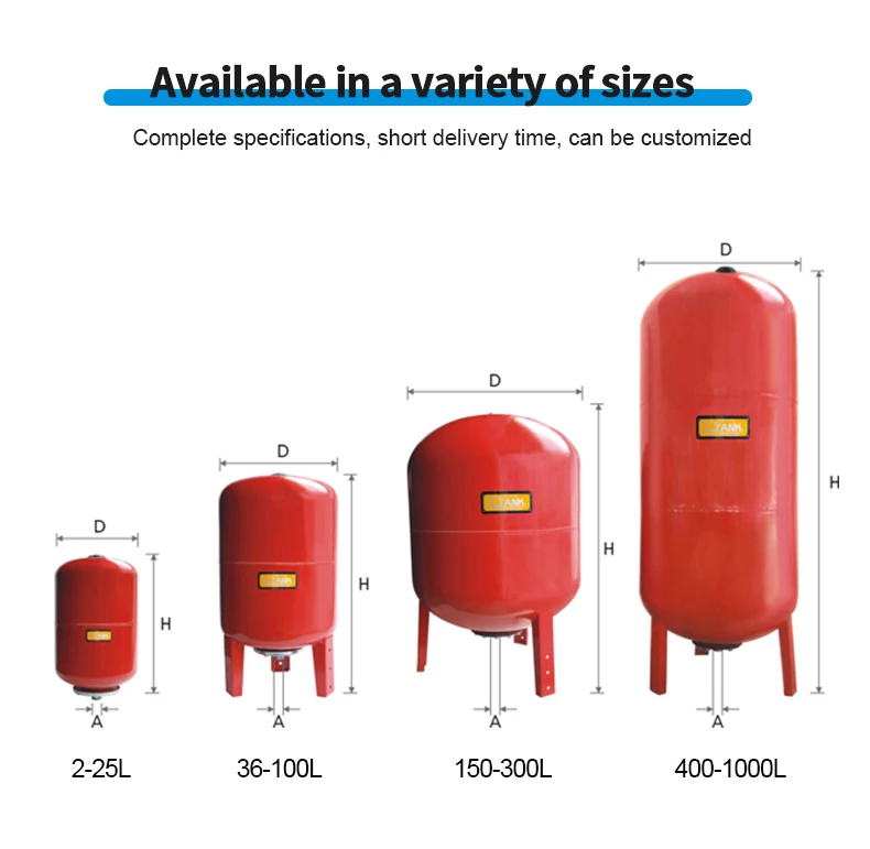 High Quality Vertical Pressure Expansion Tank Epdm Membrane Buy