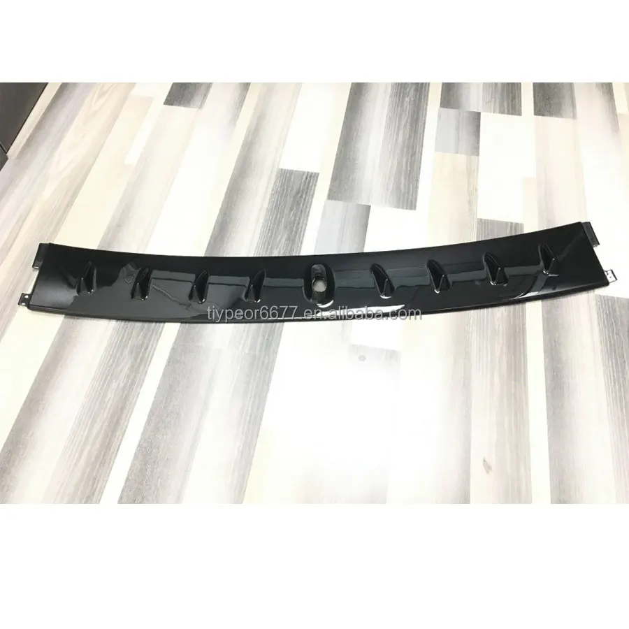 product tiypeor rear diffuser for mitsubishi lancer evo 2003   2007 shark fins bumper lip splitter spoiler kit-7