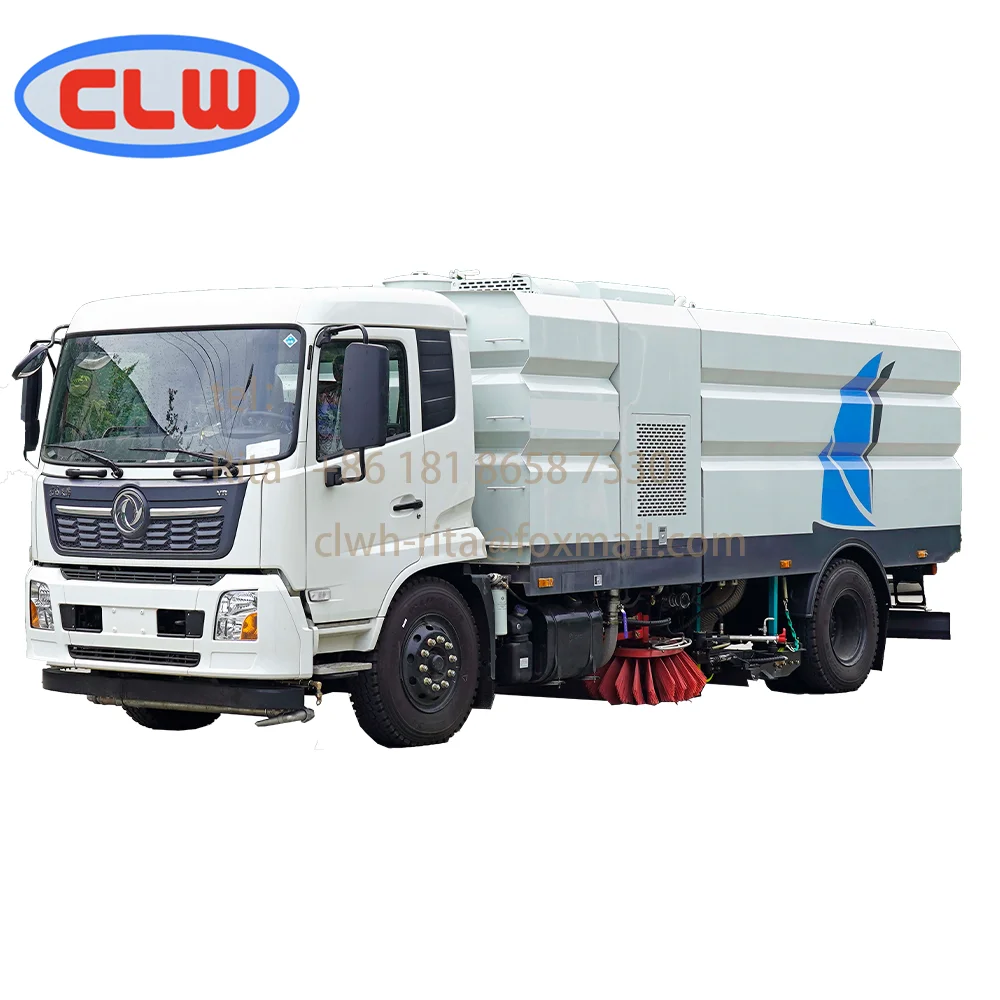 NOVOS Fabricantes de Caminhões de Alta Pressão para Lavagem e Varrição de Ruas/Caminhões Varradores a Vácuo/Caminhões de Limpeza de Rua à Venda