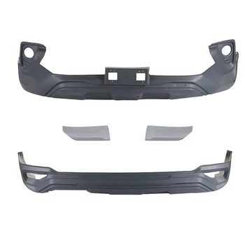 Hot selling auto parts PP front and rear car bumpers for toyota fortuner 2016