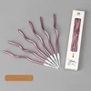 Mixed Color Curve Candle, Rose Gold, 10 Boxes