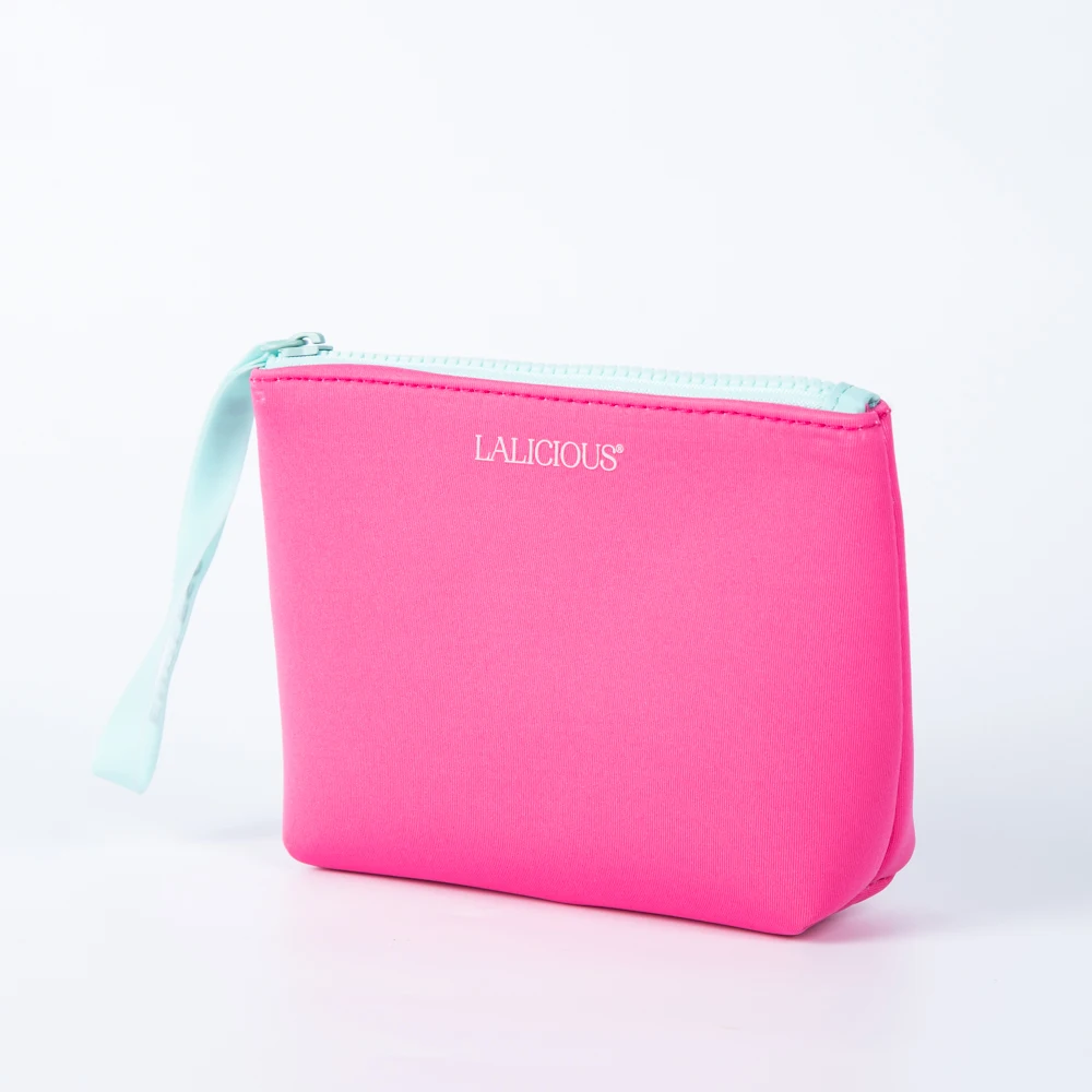 BSCI Custom Print Small Neoprene Pouch Maquillaje Bolsas Travel Makeup Clutch Beauty Bag Silicone Cosmetic Bags