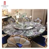 purple fluorite dining table set