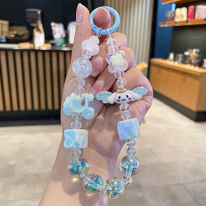 Cute Charm With Aesthetic Phone Cute Heart Cool Charm Bag Keychain Camera  Beaded Phone Keychain