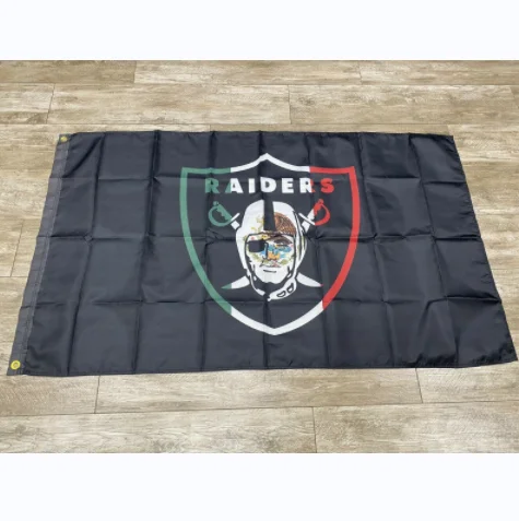 Las Vegas Raiders NATION Football Team Flag 90x150cm 3x5ft Fan