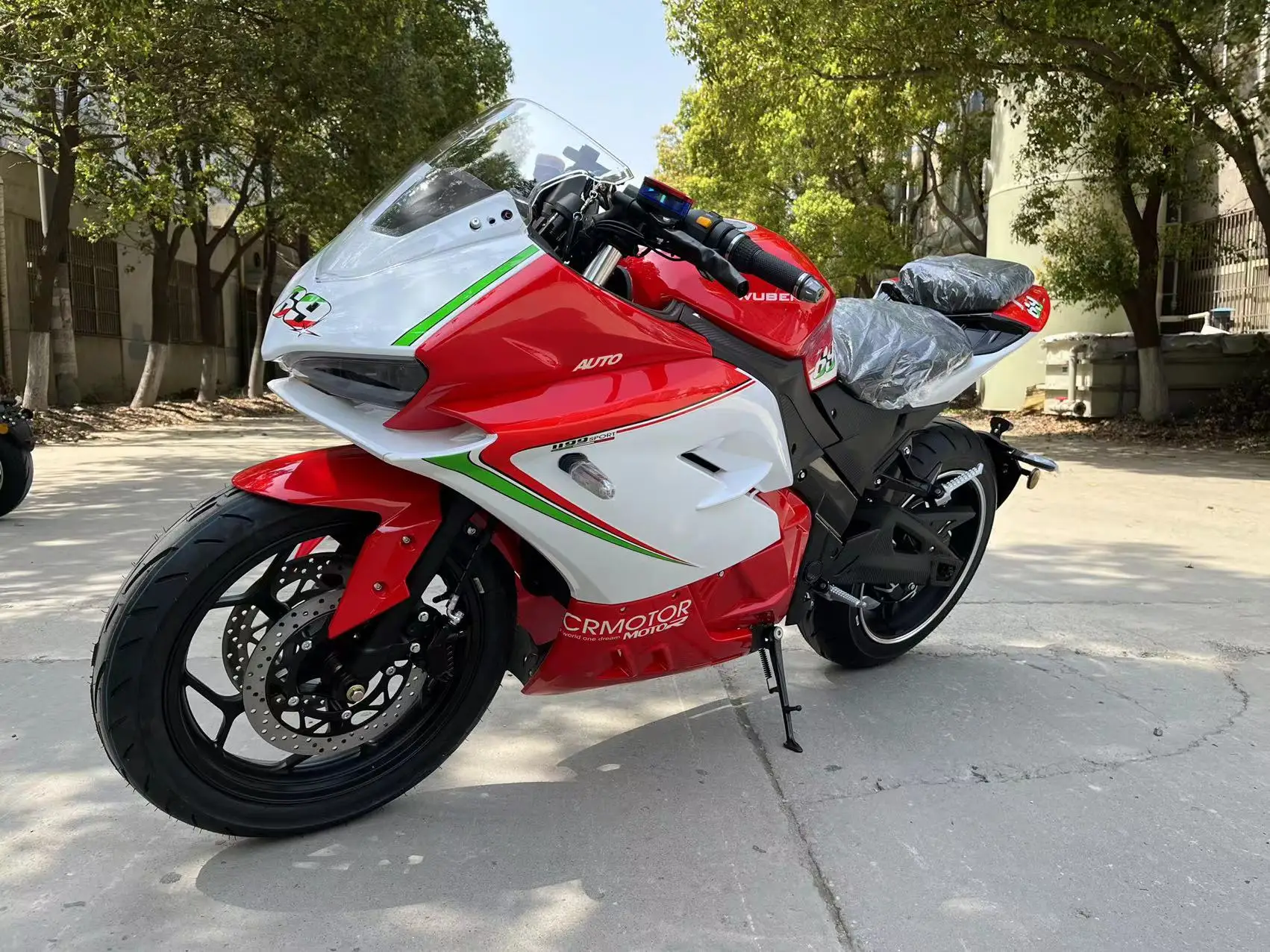 Stunning Ducati Electric Motorcycle Charging image