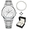 Black, watch+bracelet (LT0414+Lpbox04)