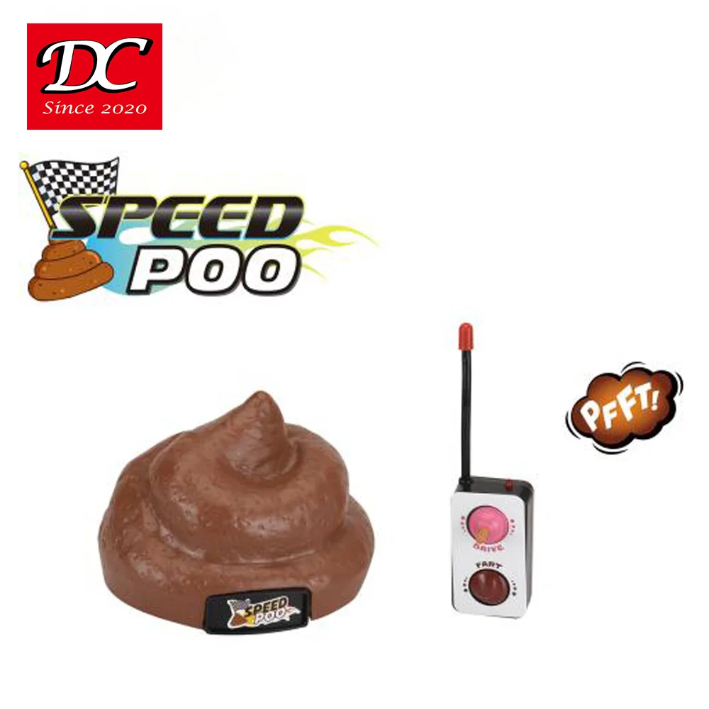 DC Poo Game Remote Controlled Vehicle Fart Machine Poop Party Toys for Kids Outdoor Indoors Novelty Funny Games