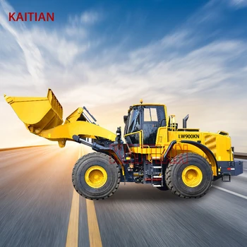 Lw900kn Hydraulic Front End Loader Multifunction Wheel Loader 9 Ton Diesel Compact Payloader