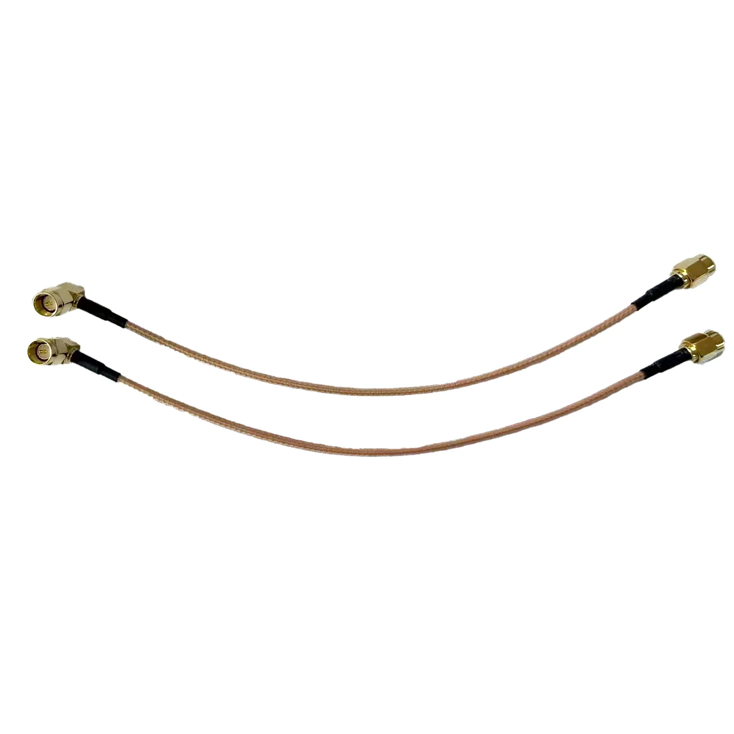 Wholesale Factory SMA-J-RG316-SMA-JW Cable Assembly RG316 Copper SMA Male to SMA Male Angle Coaxial Connector