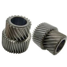 Custom 20rMnTi C45 S45C 1045 steel double teeth helical gear